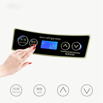 28L Car Home Refrigerator 12/24V Mini Fridges Freezer Cooler Heater  Cooling & Warming Home Summer Outdoor Camping Refrigerator