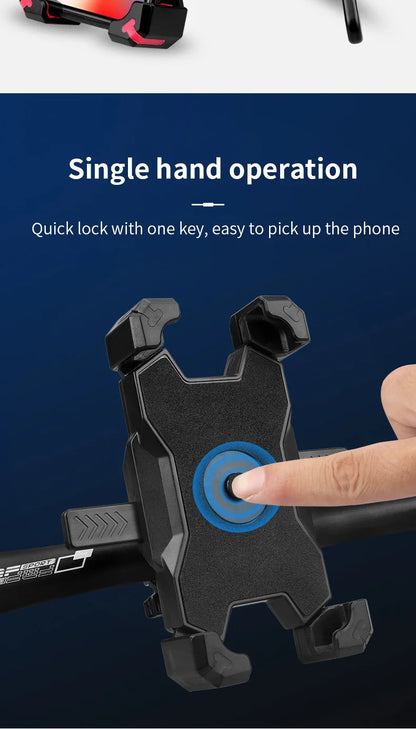 Bicycle Mobile Phone Holder Electric Bike Motorcycle Phone Stand Ride Navigation Mobile Phone Rack Phone Holder Support