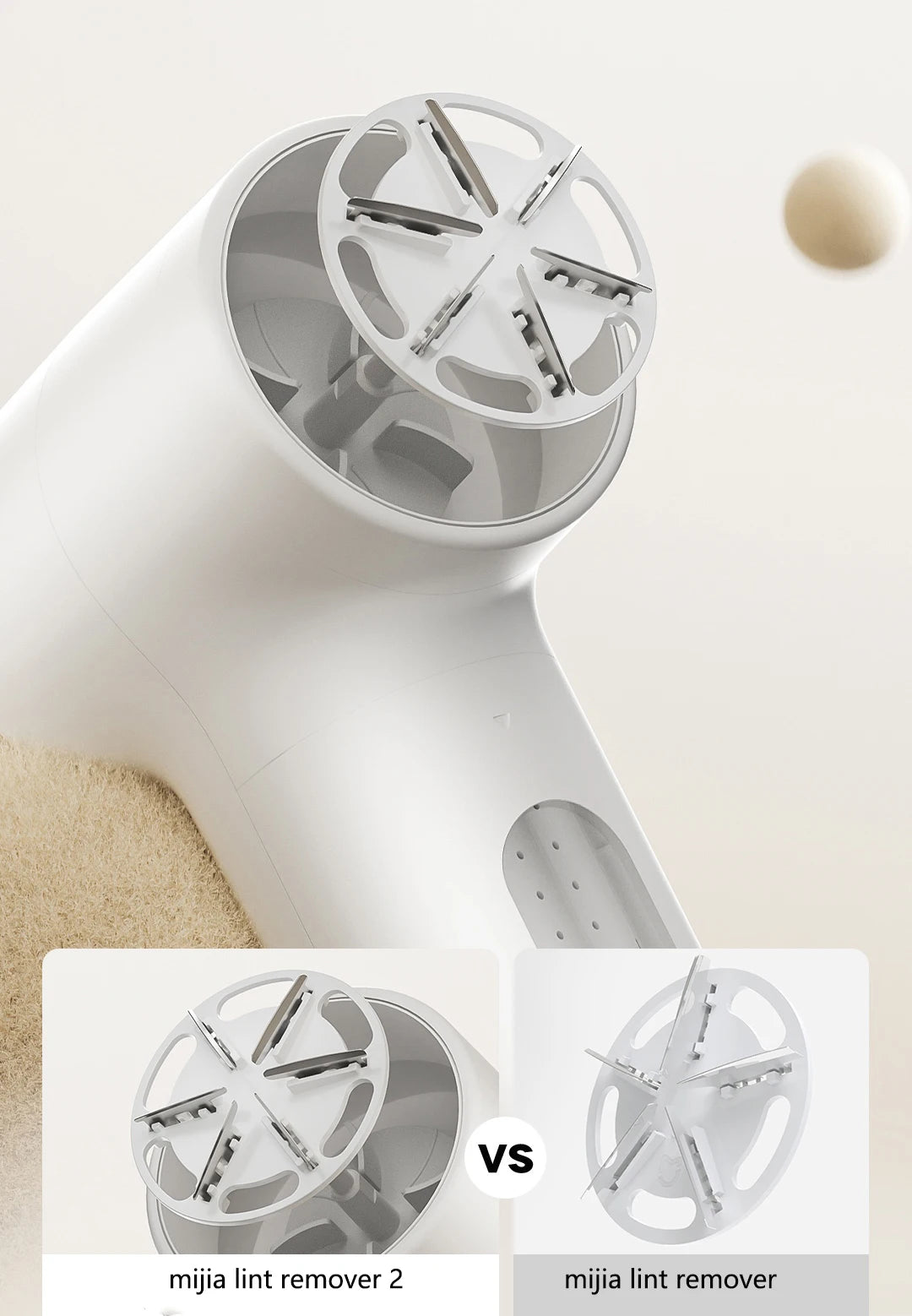 2025 New Xiaomi Mijia Lint Remover 2 Clothes Rechargeable Fuzz Pellet Fabric Shaver Trimmer Machine Hair Balls Removers Portable