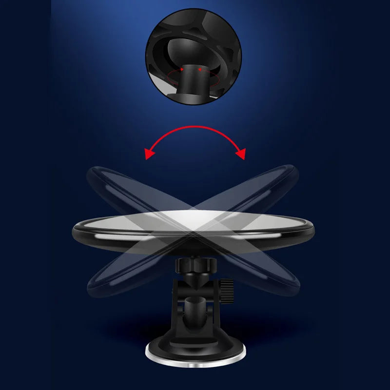 Car Mirror 360 Degrees Rotatable Dashboard Windshield Sun Visor Plate Auxiliary Observe Mirror Suction Cup Interior Baby Mirrors