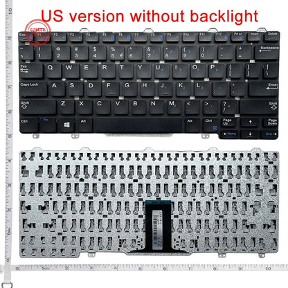 US Laptop Keyboard For DELL Latitude  7350 E7250 3150 3160 3165 12-5000 5280 5290 5250 Latitude 7280 7380 E5250 E7270 E5270