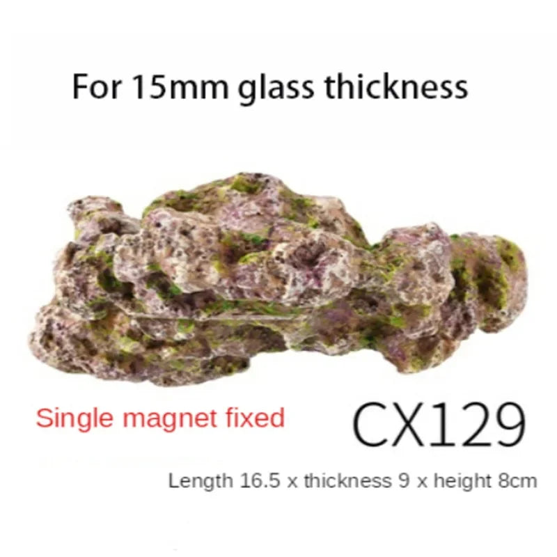 AQUARIUM MAGNETIC CORAL FRAG ROCK magnetic feeder loop fish feed to loop fish feeder loop aquarium fresh water feeder