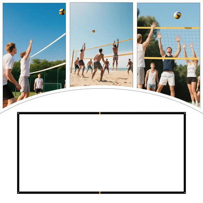 Beach Volleyball Lines Heavy Duty Court Boundary Lines Portable Sports Supplies Reusable Outdoor Play Accessories For Daily