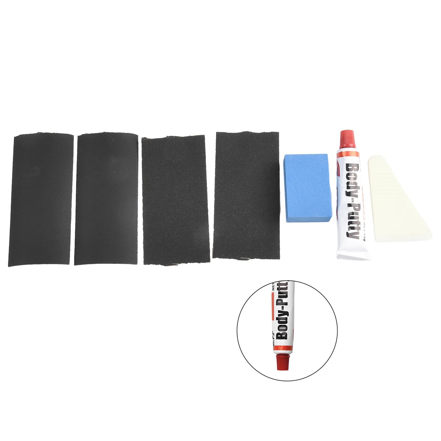 Smooth Repair Tools Scratch Filler Body Putty Assistant Car Accessories Grease Paint Repair Tool Sandpaper Pad