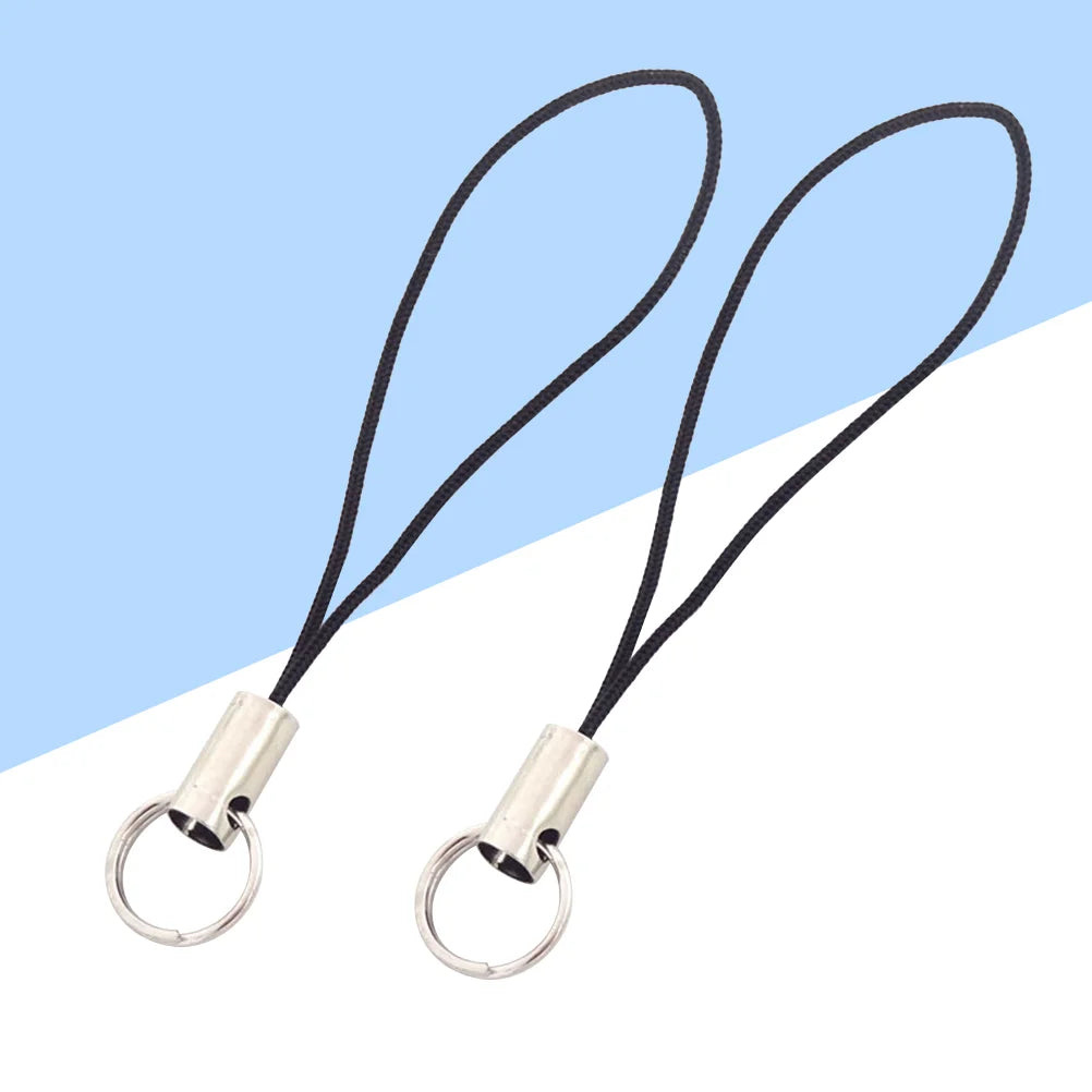 100 Pcs Phone Lanyard Mobile Phone Straps Cellphone Holder Lightweight Braided Cord Polyester Comfortable Portable Device