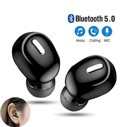 X9 Wireless Bluetooth 5.0 Earphones Headphones With Mic in-Ear Sports Waterproof TWS Earbuds Bluetooth Handsfree Single Headset