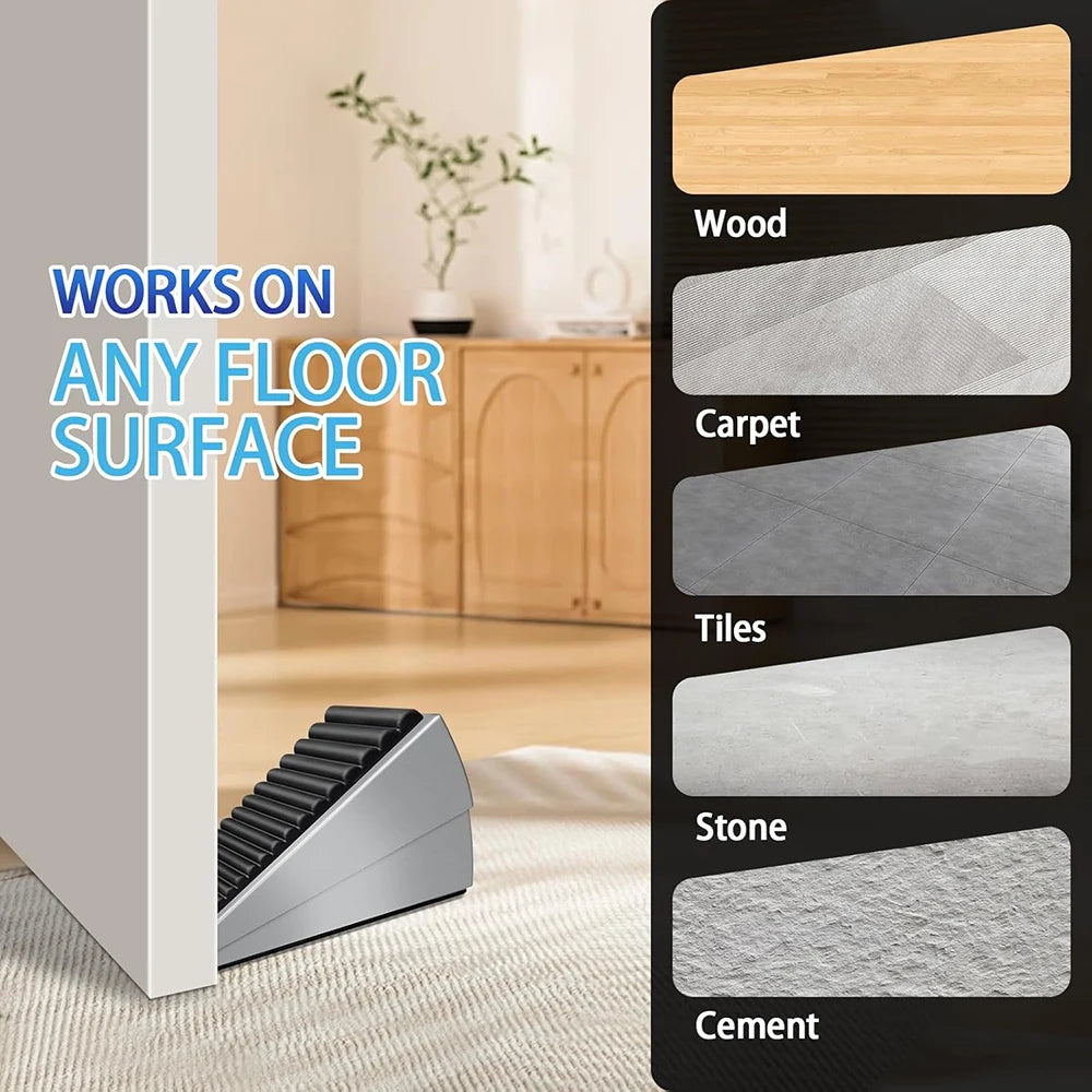 Spring enhanced door stopper, anti-collision door plug, door stopper, windproof door stopper, door wedge, door stopper