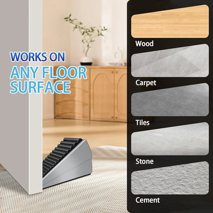 Spring enhanced door stopper, anti-collision door plug, door stopper, windproof door stopper, door wedge, door stopper