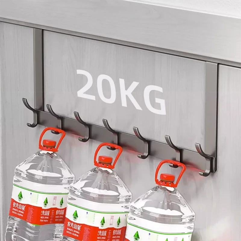 Hooks Over The Door Home Organizer Rack Clothes Coat Hat Towel Hanger Bathroom Accessories Holder Door Hang Quick Installation