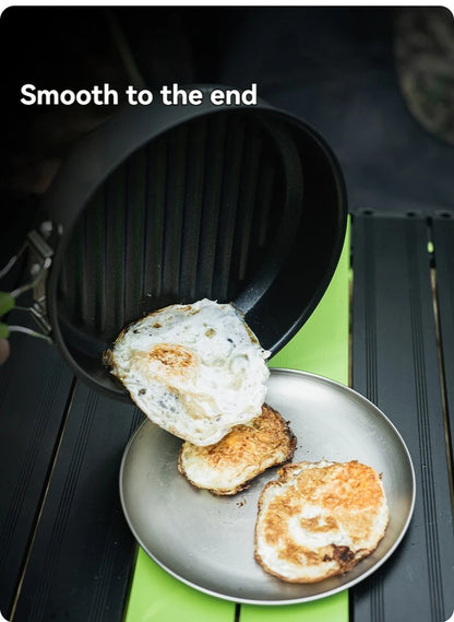 ALOCS Camping Cookware Set Outdoor Stove Kettle Frying Pan Picnic Equipment Complete Set of Portable Kitchen Gear for Hiking