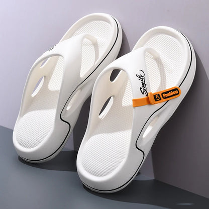 Flip Flops Mens Thong Sandals Summer 2025 New Men Shoes Thick Bottom EVA Non-slip Slide Slippers Outdoor Indoor Couples Shoes