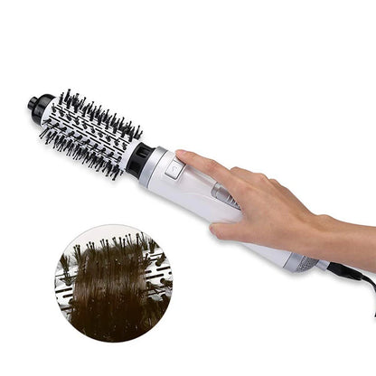Automatic Rotating Hot Air Brush 2 In 1 360 Degree Curling Iron Hair Dryer Brush Hair Salon Equipment One Step Hair Dryer Comb