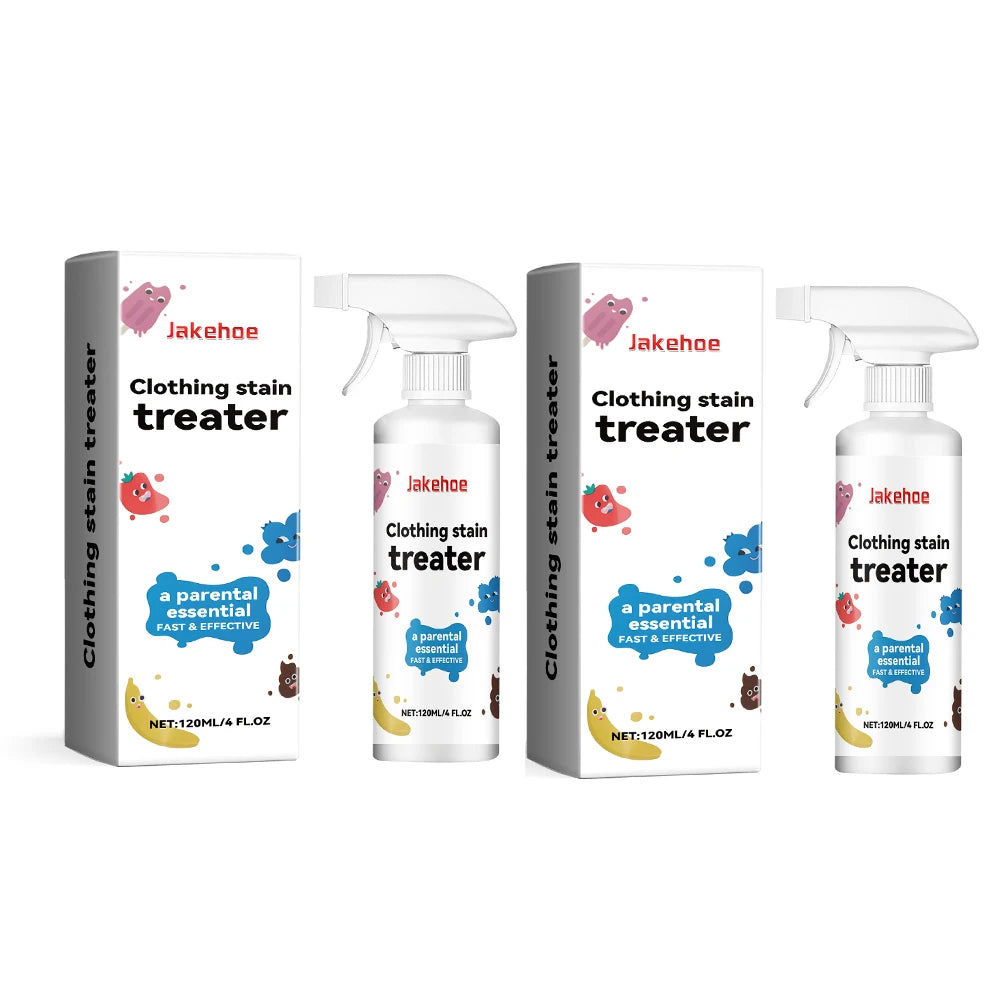 120ml Stain Remover Spray Powerful Odor Eliminator & Whitener for Stains Portable No Irritation or Residue Safe for Clothes Use