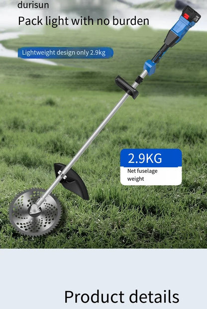 Multifunctional Lithium Battery Lawn Mower For Courtyard, Household Cordless Electric Lawn Mower, Portable Garden Lawn Mower