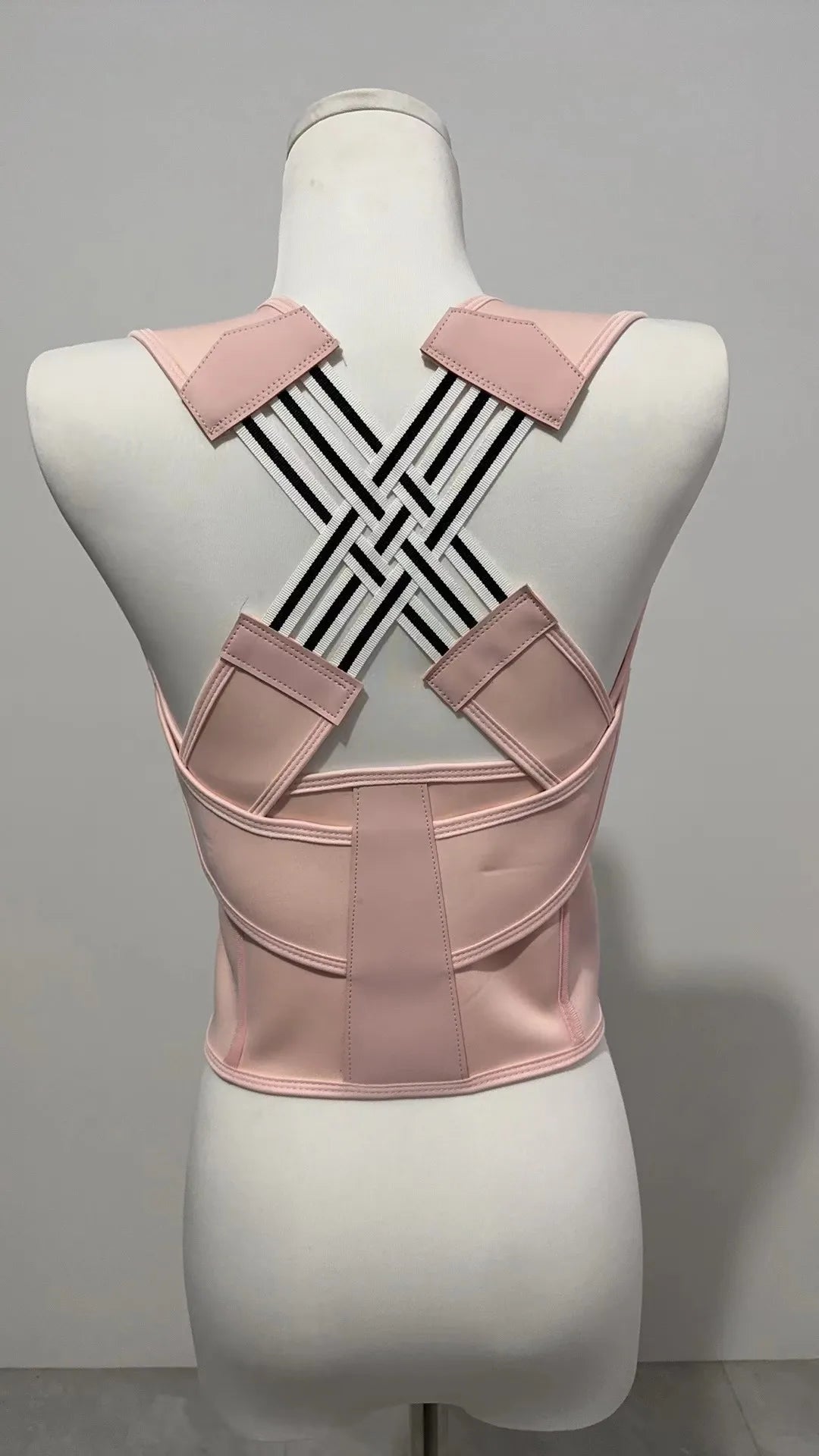 Magnetic Therapy Back Posture Corrector With Adjustable Shoulder Support For Sitting Posture Correction Breathable And Shaping