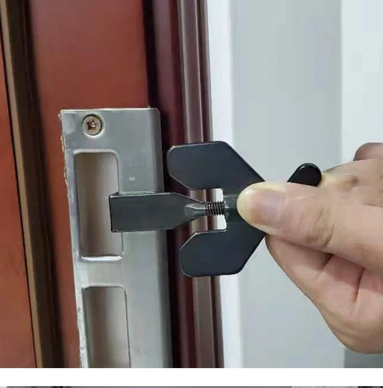 Portable Hotel Door Lock Live Alone Self-Defense Stop Travel Anti-theft Stopper Childproof  Lock Safety Home Latch