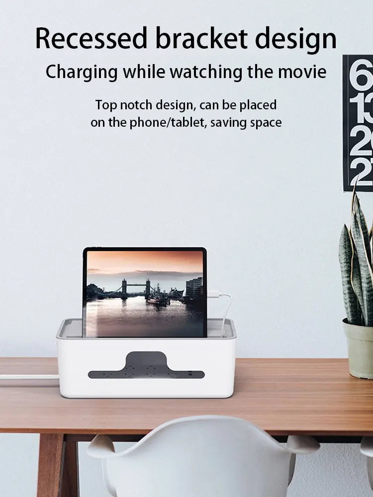 Household Socket Board Organizer Box, Multi-Functional Cable Management Box, Data Cable, Multi-Purpose Organizer And Finishing