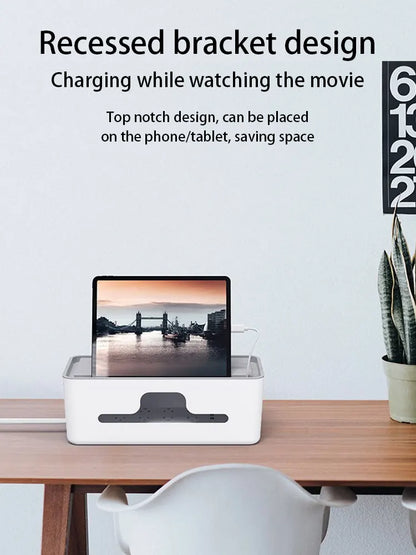Household Socket Board Organizer Box, Multi-Functional Cable Management Box, Data Cable, Multi-Purpose Organizer And Finishing