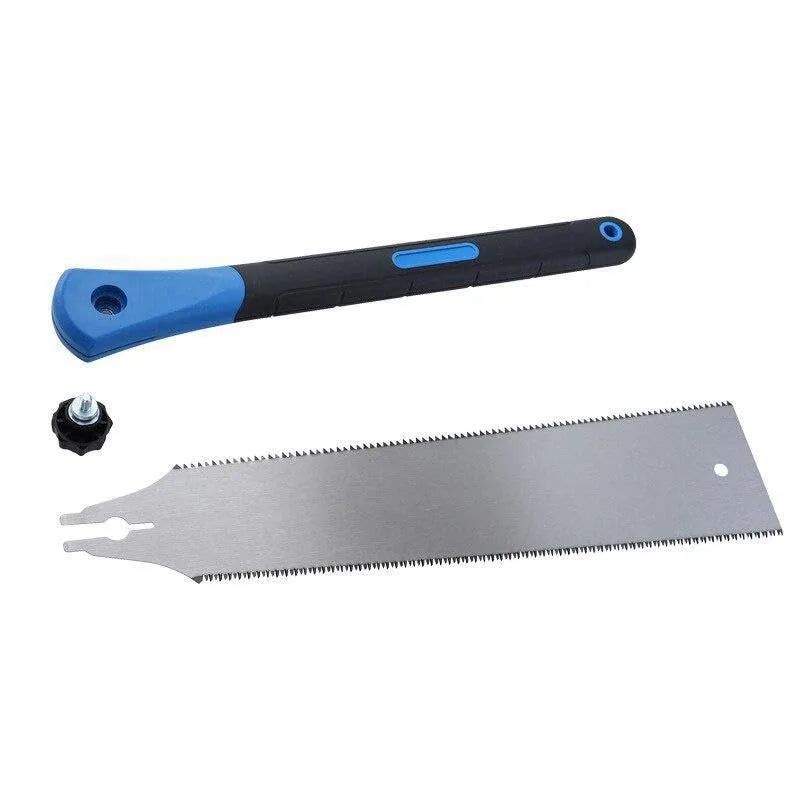 32cm Double Edge Hand Saw Japanese Ryoba Saw Double Edge Pull Saw Interchangeable Flush Cut Saw Flexible Blade Hand Saw