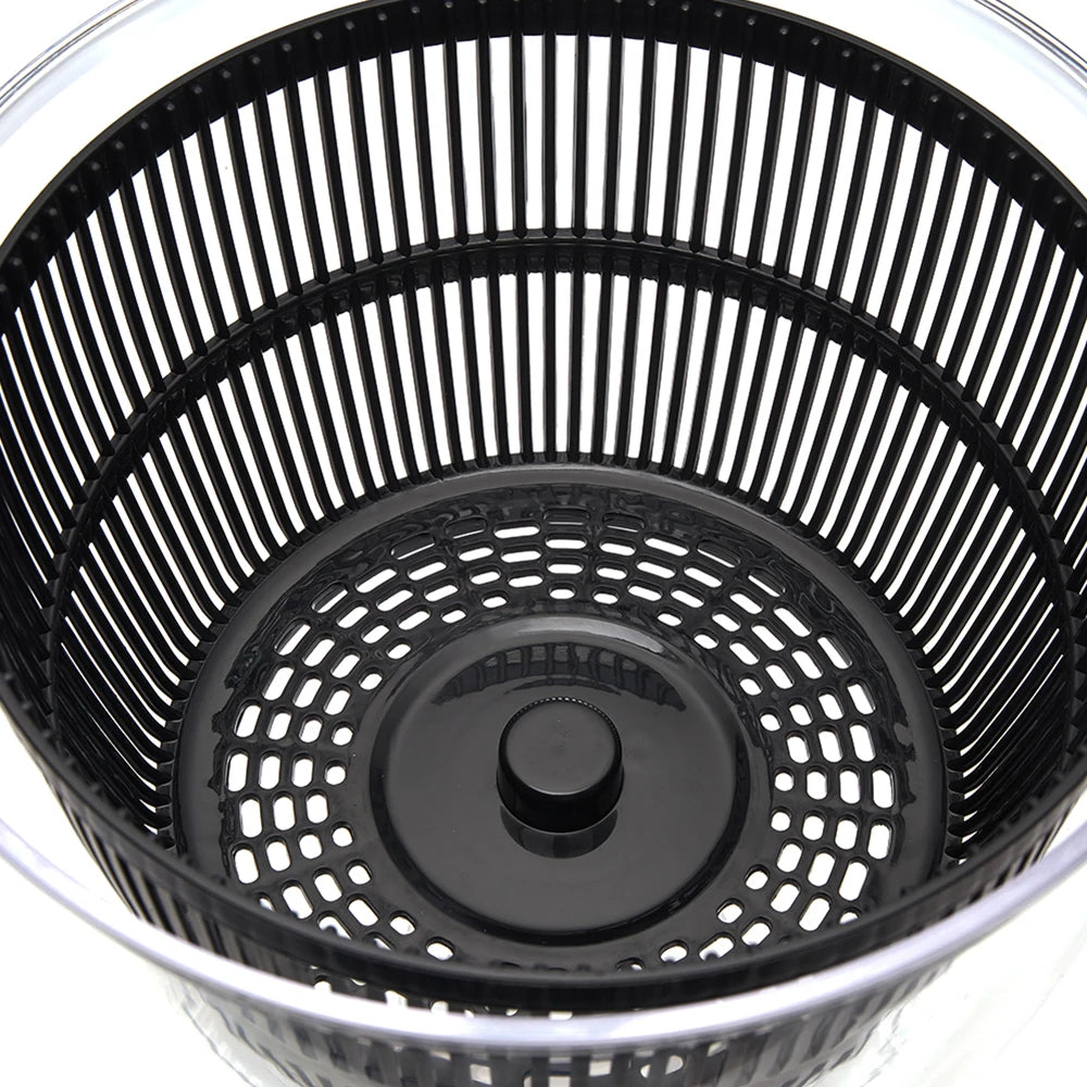 【Lifeideas】5L Salad Spinner Large Salad Sowl With Lid One-handed Easy Press Salad Spinner Washer Dryer Drainer Mixer