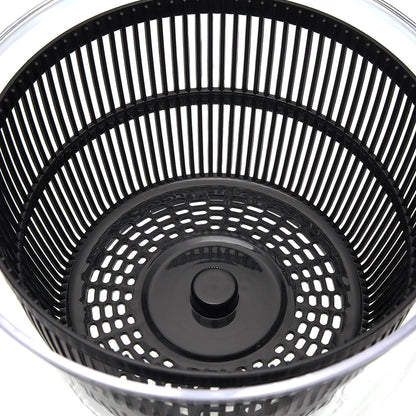 【Lifeideas】5L Salad Spinner Large Salad Sowl With Lid One-handed Easy Press Salad Spinner Washer Dryer Drainer Mixer