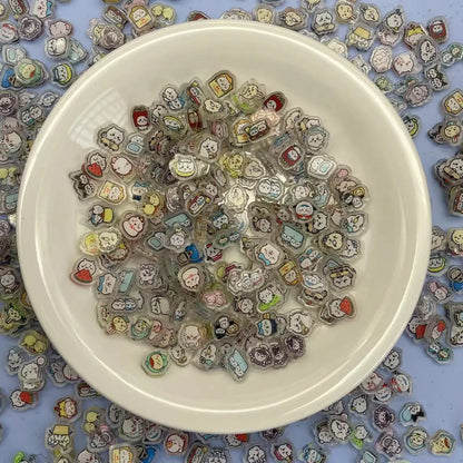 Chiikawa acrylic DIY accessories animation peripheral acrylic accessories Xiaobawusaqi flying cat and mouse accessories pendant