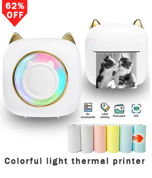 Instant Printed Camera Thermal Camera Printer Kids Camera Digital Photo Camera Girl Toy Child Camera Video girl Christmas Gift