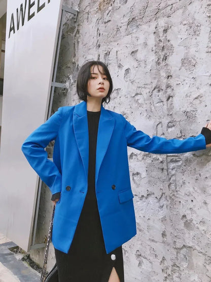 Blazer Woman Fashion Office Wear for Women Professional Autumn winter Female Coat Elegant Youth Blazer Office Outfits