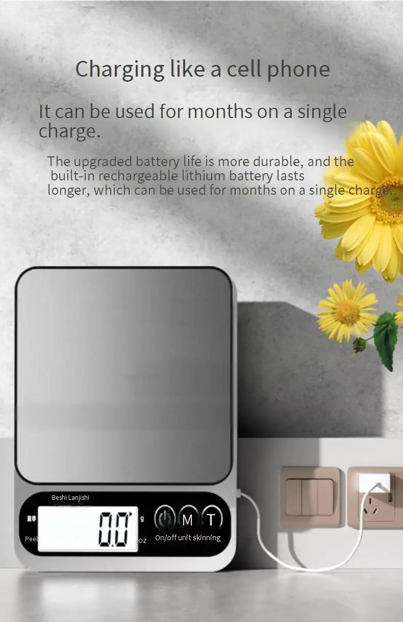 Kitchen Electronic Scale High Precision Household Baking Gram Scale Accurate Small Electronic Scale Food Scale Small Gram Scale