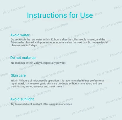 Hydra Roller 20pins Micro Titanium Needle Tips Derma Roller Skin Care Anti Aging Whitening Bottle Roller Reusable