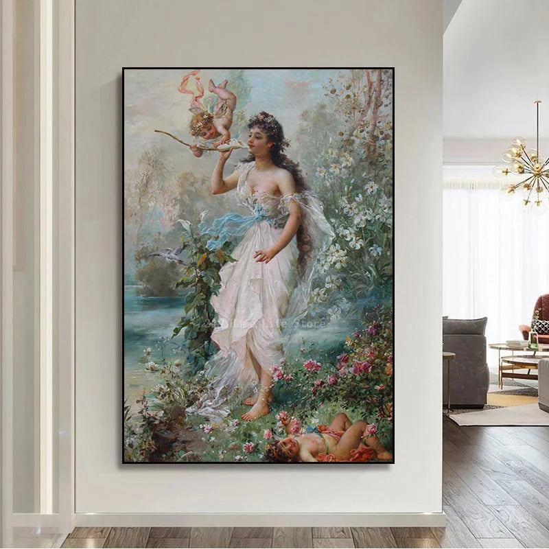 Renaissance Art Painting Pattern Classic Movie Posters HD Quality Poster Wall Art Painting Study Decor Art Wall Stickers