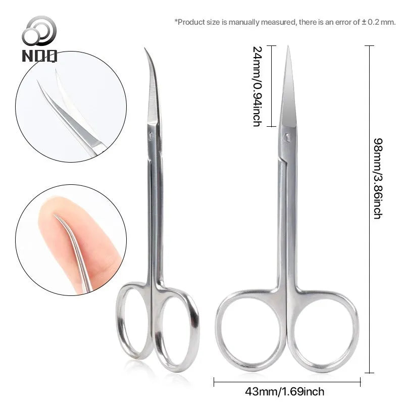 Nail Tool Scissors Cutter Scissors Manicure Pedicure Tools Stainless Steel Dead Skin Scissor Remover Nipper Clipper Nails Art