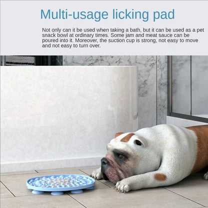 Dog Silicone Lick Mat, Slow Food Plate, Bathing Distraction, Sucker, Food Training Pet Feeder Supplies for Dogs