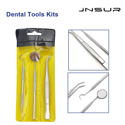 Stainless Steel Dentist Prepared Tool Box Dental Tools Kit Dental Mirror Probe Tweezer Dental Oral Care Instrument Dentistry sup