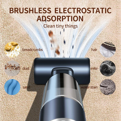 18000PA Car Vacuum Cleaner High Pressure Cleaning Machine Cordless Handled Home Appliance Strong Suction Car Wash Supplies