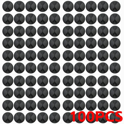 100-1PCS Desktop Wall Cable Clips Wire Management Self-Adhesive Cord Organizers Holder Clamp for USB Network Headphone Cables