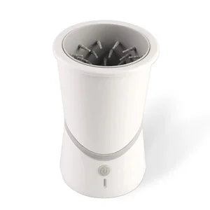 Waterproof Electric Pet Paw Cleaner USB Rechargeable with Massage Bristles Mud Snow Dirt Remover Cup for Small Medium Sized Dogs