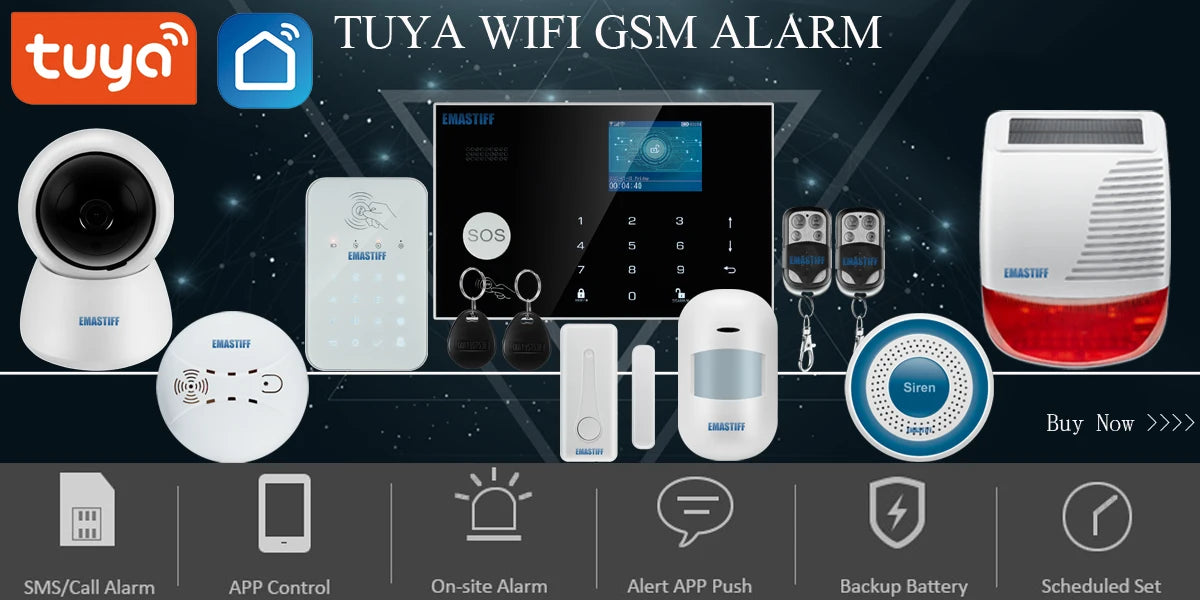 Wifi Water Detector Leakage Sensor Alarm Leak Detector 40DB Sound Tuya smart Smart Life APP Flood Alert Overflow Security