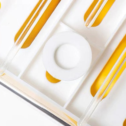 Fridge Organizer, Stackable Refrigerator Organizer Bins Reusable Food Storage Containers Fridge Drawer Organizer in Home Kitchen