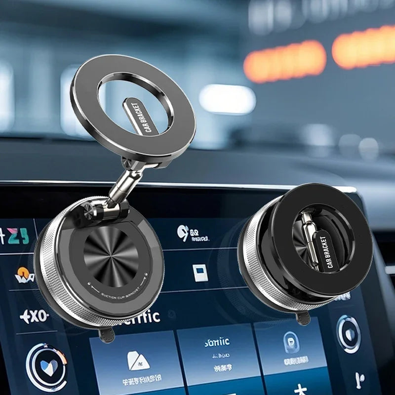 Magnetic Car Phone Holder Mount Vacuum, 360-degree Rotating for Iphone 15 14 13 12 Pro Max Phone Holders & Stands
