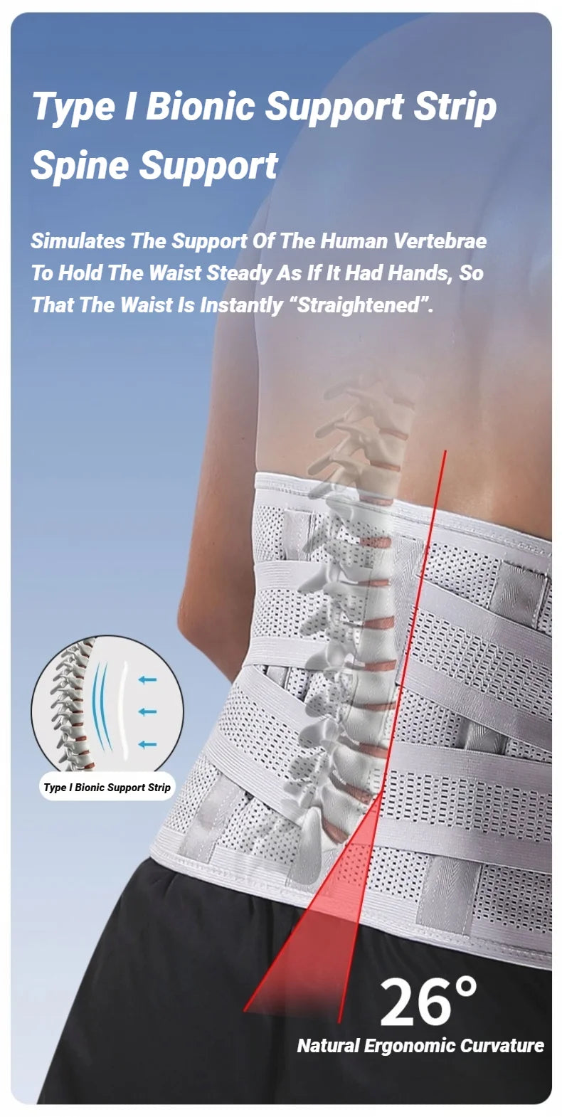 Adjustable Back Braces Waist Belt Men Women Lower Pain Relief Breathable Anti-Skid Spine Lumbar Support Trainer Trimmer Fitness