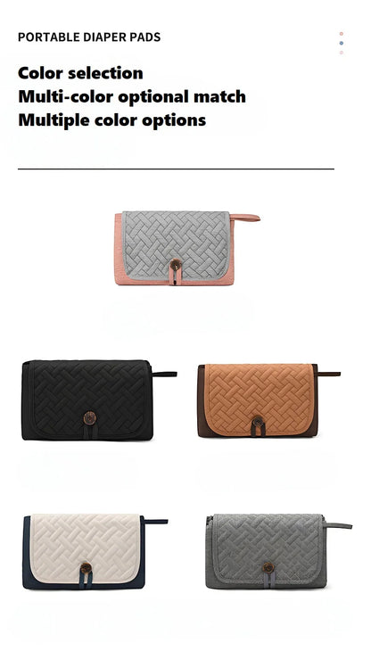 Portable Diaper Pads | Lightweight Waterproof Ramie Pads for Baby Travel & Home Use