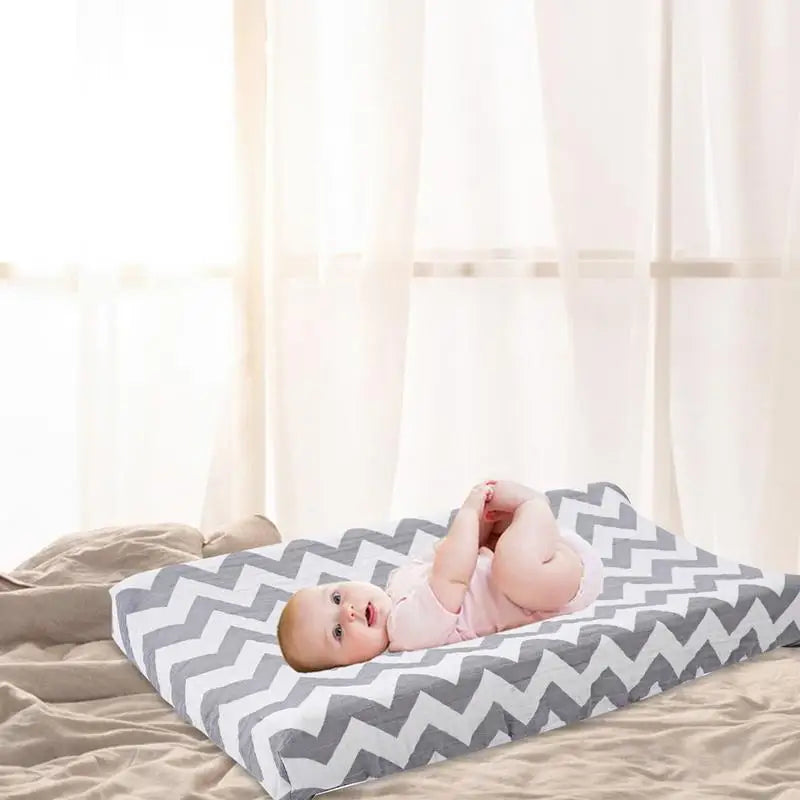 Diaper Changing Pad Cover Cotton Soft Breathable Changing Table Cover Waterproof Cute Print Patterns Diaper Changing Table