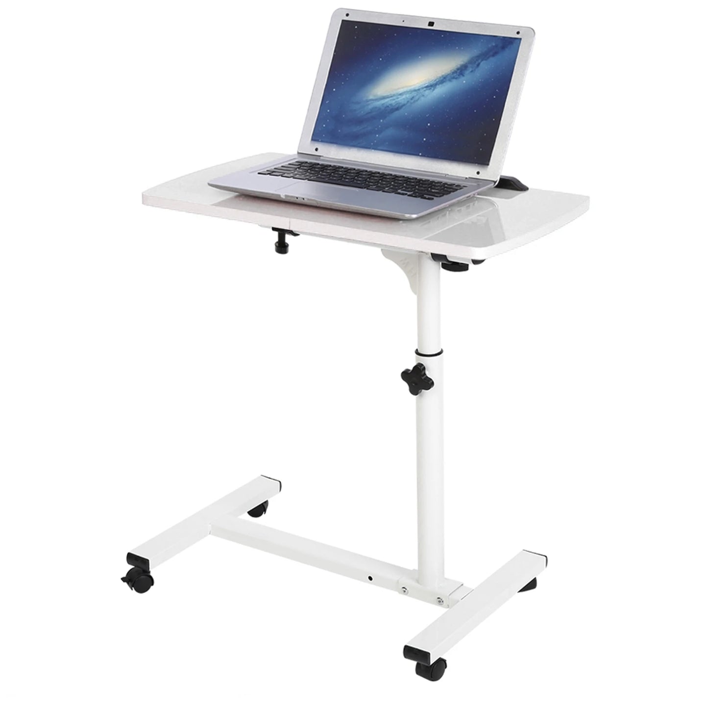 Portable Multifunctional Removable Laptop Desk with Wheels Bed Sofa Books Snack Removable Laptop Desk Laptop Desk with Wheels