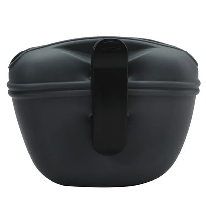 Silicone Dog Treat Bag Outdoor Feeder Puppy Snack Pouch Food Reward Storage Bag Pet Portable Dog Training Waist Bag