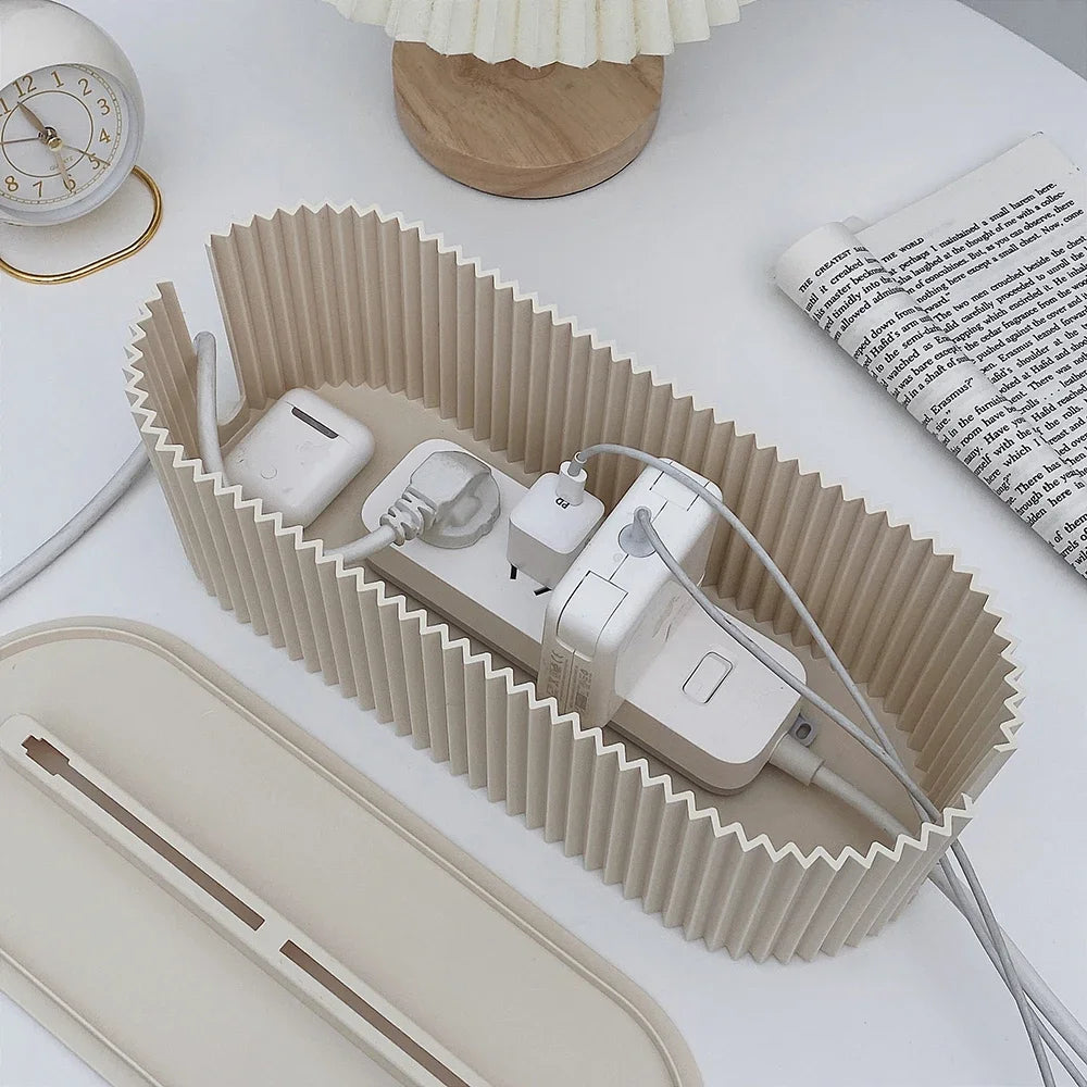 Household Socket Board Organizer Box, Multi-Functional Cable Management Box, Data Cable, Multi-Purpose Organizer And Finishing