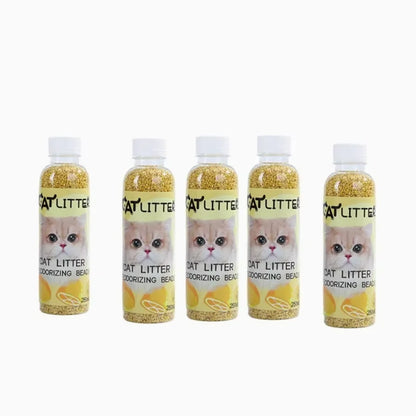 5pcs Pet Cat Litter Box Deodorant Beads To Remove Odors  Deodorant Deodorant Granules Cat Litter Box Anti-odor Beads