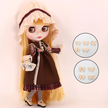 ICY DBS Blyth Doll Combo Clothes Shoes Hand Set Included Children Toy Gift 1/6 BJD Ob24 Anime Girl Azone M