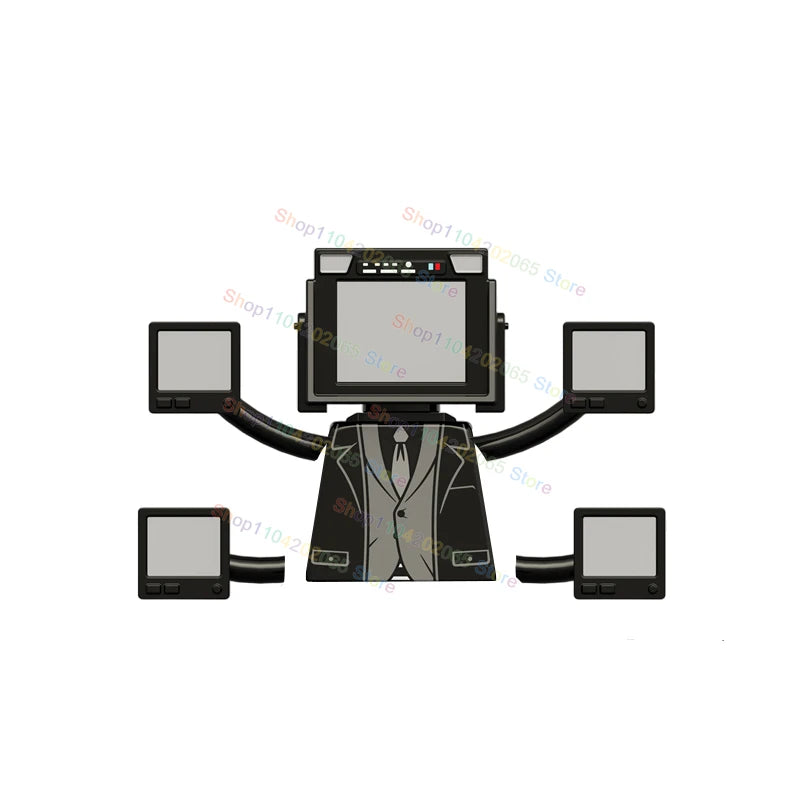 Hot Game Building Blocks Skibidi Toilet Accessories TV Monitor Cameraman Speakman Figures Toys KDL829 KDL826 KDL828