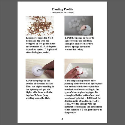 12 Hole 220V Plant Hydroponic Kit Cultivation Box Garden Pots Planters Seedling Cultivation Grow Kit Vegetables Nursery Pots